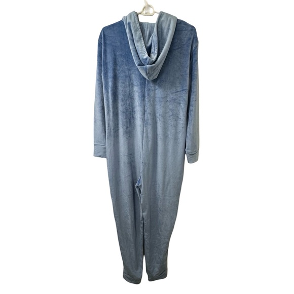 NWT Softies Women's One-Piece Jumper With Jogger Leg Blue Woman’s Small/ Medium - Picture 3 of 4
